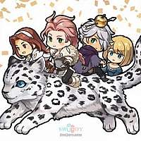 Switch《八方旅人》官方发布2周年贺图