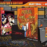 Switch《双截龙4》《双截龙：彩虹》将推出周边丰富的实体版
