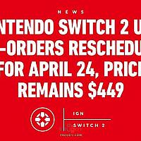 Switch 2 在美国预售将于4月24日开启 售价详情公开