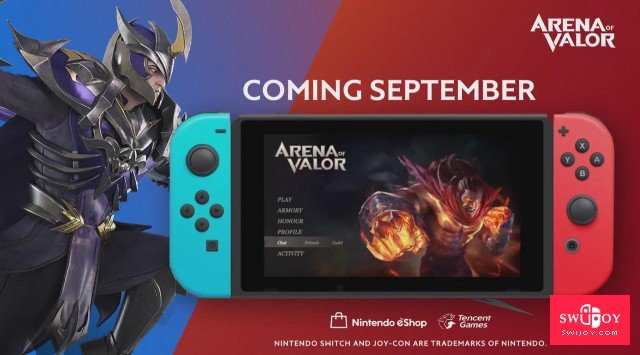《王者荣耀》Switch版将于下月发布 画面更出色还免费下载