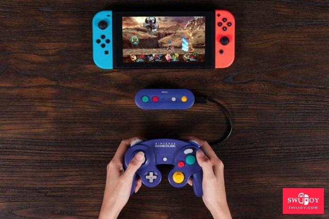 Switch多功能无线手柄转接器八位堂GBros 拯救你的老任手柄