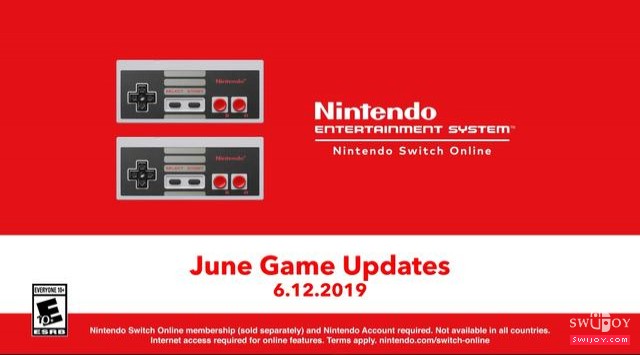 任天堂公布Switch六月在线服务会员免费游戏