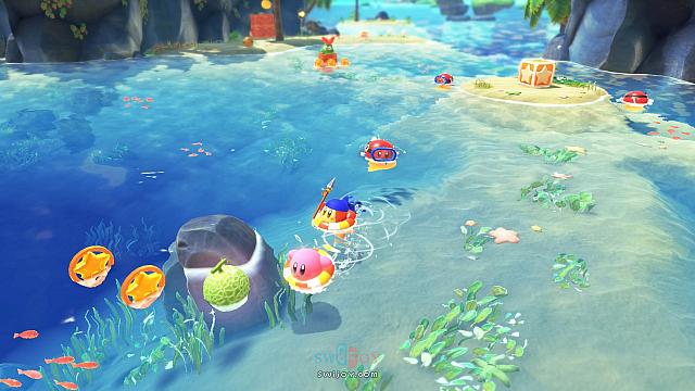 Switch《星之卡比：探索发现》游戏截图曝光