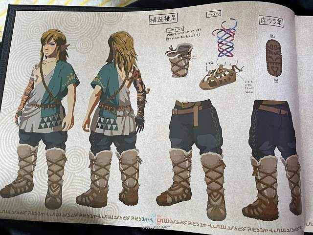 Switch的《塞尔达传说：王国之泪》艺术设定画册内容曝光