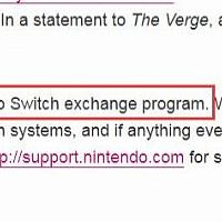 任天堂官方回应Switch以旧换新：绝无此事