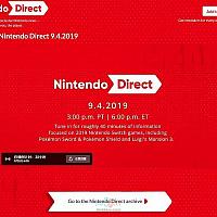 任天堂新直面会将于9月5日召开 2款Switch游戏是重点