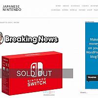 Switch因CovID19疫情在日本断货 任天堂考虑转移生产基地