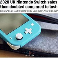 Switch主机2020上半年英国市场销量翻倍
