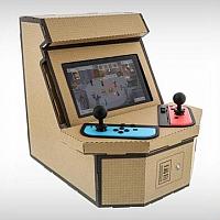 20美元的纸板箱让Switch秒变迷你摇杆街机