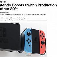 任天堂将本财年Switch生产目标提升到3000万台
