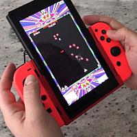 Switch竖版手柄外设Flip Grip实际操作演示