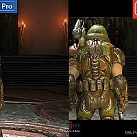 Switch《毁灭战士：永恒》与PS4版画面效果对比视频曝光