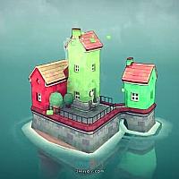 Switch创意城镇建造游戏《Townscaper》将于今夏发售