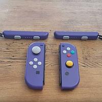 外国玩家自制Game Cube风格Switch手柄Joy-Con