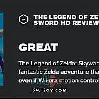 Switch《塞尔达传说：御天之剑HD》获IGN评分为8分