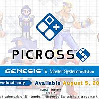 世嘉联动Switch数织游戏《Picross S Mega Drive》将于 8月5日发售