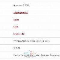 Switch《索尼克：未知边境》容量曝光 将于11月8日发售