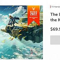 Switch《塞尔达传说：王国之泪》售价曝光