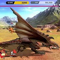 Switch《任天堂明星大乱斗：特别版》试玩视频发现还可以狩猎雄火龙