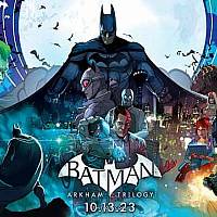 Switch《蝙蝠侠：阿卡姆三部曲》将于10月13日发售