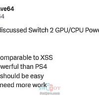 Switch 2 能轻松移植任何60帧XSS游戏