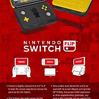 玩家概念设计廉价版折叠Switch Flip
